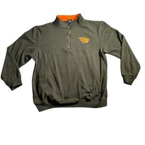 COLOSSEUM Oregon State Beaver's Black 1/4 Zip-up Sweatshirt